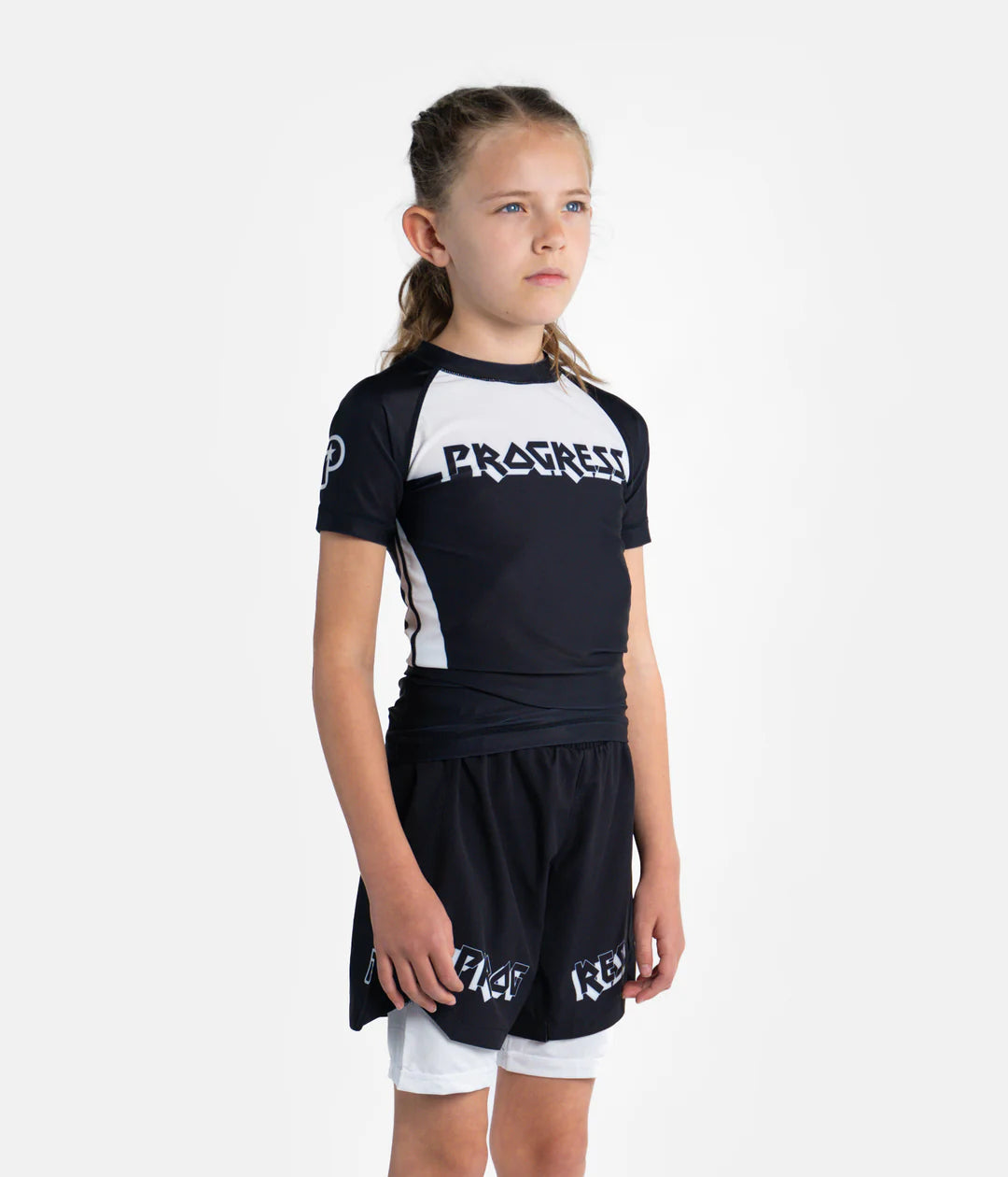 Krakka Bengal Rashguard - Svartur og Hvítur