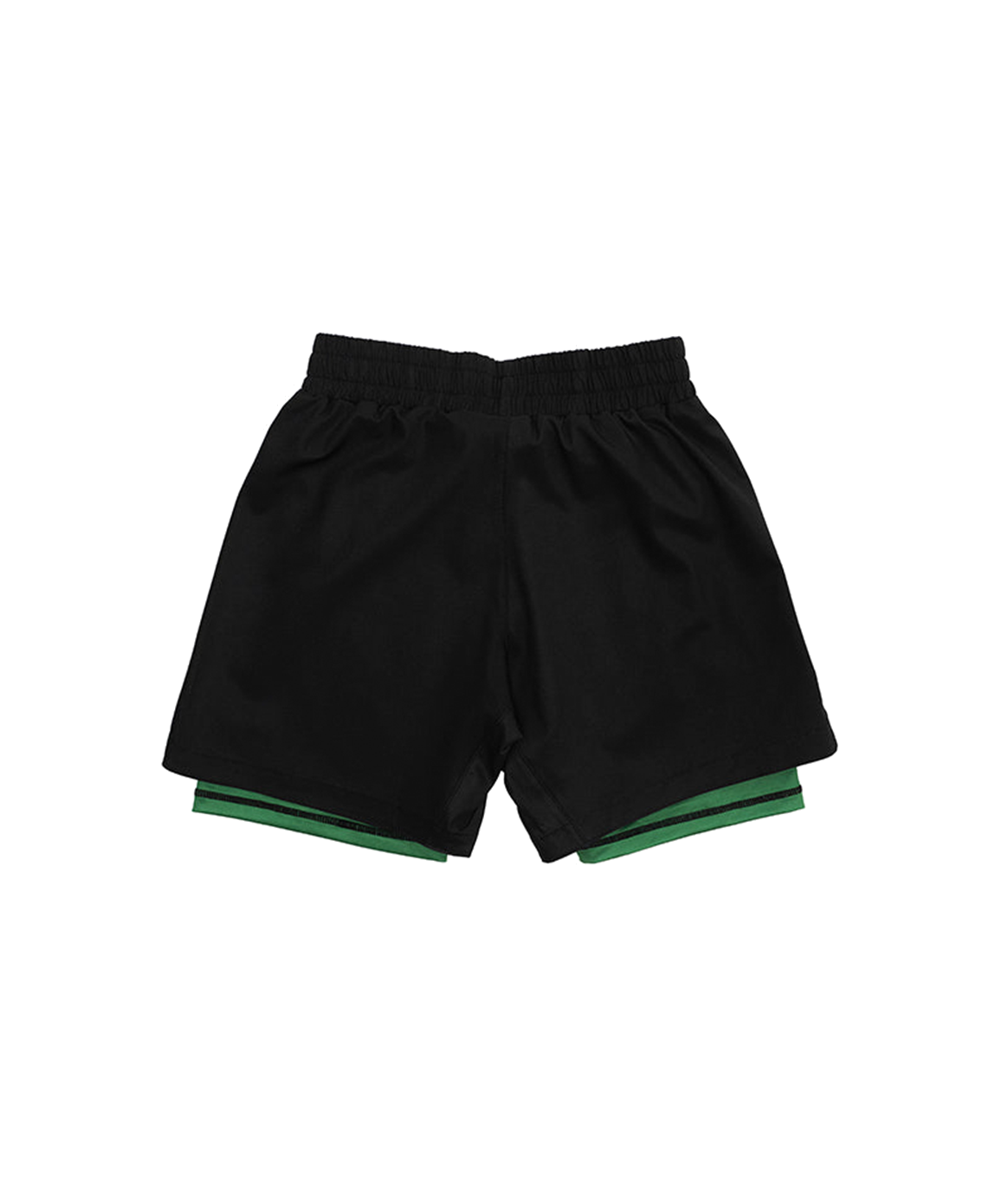 Krakka Bengal Hybrid Shorts - Svartar og Grænar