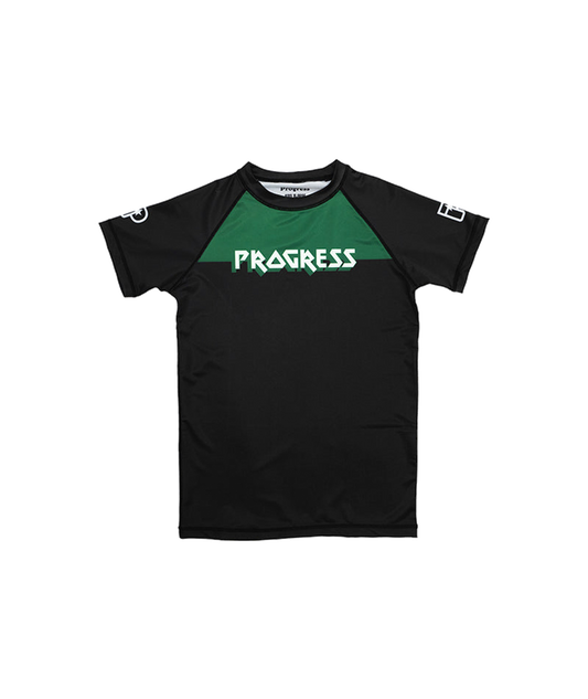 Krakka Bengal Rashguard - Svartur og Grænn